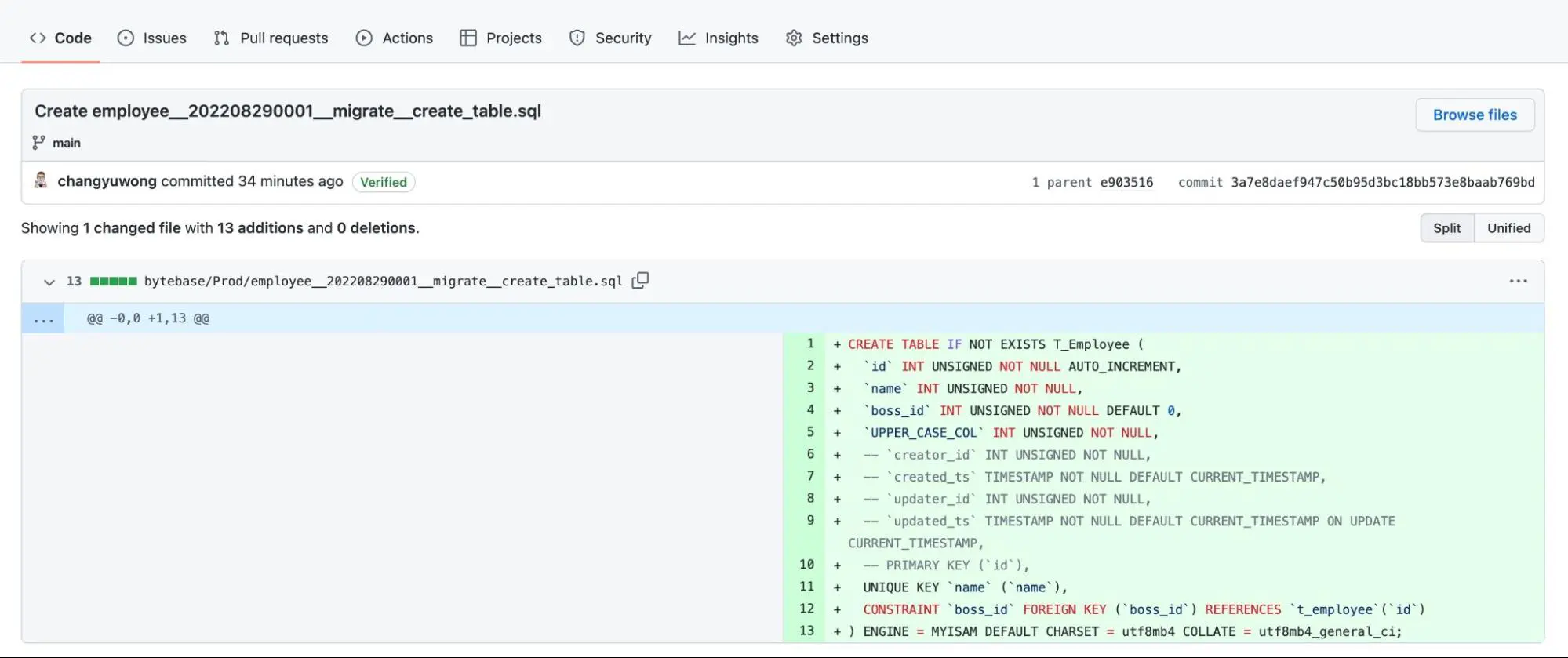 create-table-github